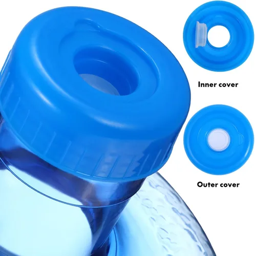 Vista 3 de MAGICLULU Contenedor de agua con tapa para acampar, deportes al aire libre, viajes, 1 uds