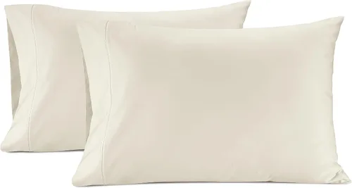 Vista 6 de Lane Linen Hotel Collection - Fundas de almohada de satén de lujo tamaño Queen, fundas de almohada de algodón de fibra larga de alta calidad