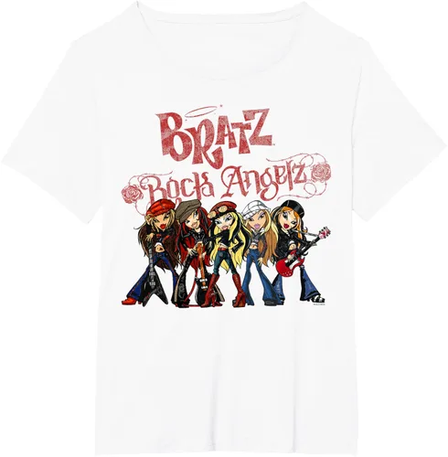 Vista 50 de Bratz Camiseta Rock Angelz Group Shot Negro