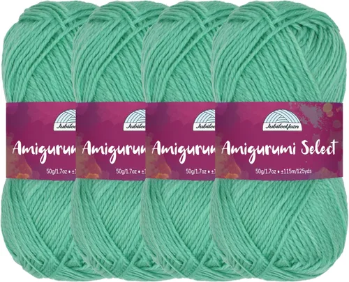 Vista 34 de JubileeYarn Amigurumi Select - Hilo acrílico DK - Begonia - 4 madejas