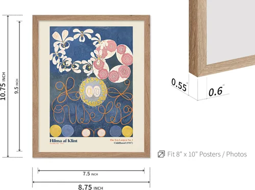 Vista 3 de Poster Master Póster de ilustración vintage, impresión retro moderna, los diez más grandes n.º 1, infancia, flor, abstracto, regalo para artista
