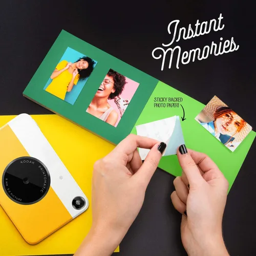 Vista 5 de Kodak Papel Zink Premium de 2 x 3 pulgadas, paquete de 100 con estuche suave
