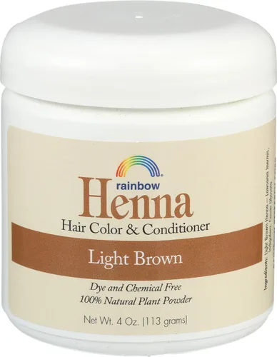 Vista 3 de Henna Rainbow Research para teñir el cabello, de color negro, 4 onza, Rubia Rubio