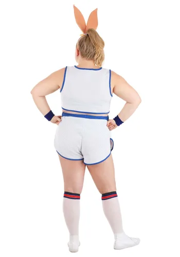 Vista 2 de Disfraz Plus Size de Lola Bunny de Space Jam para Mujer Multicolor