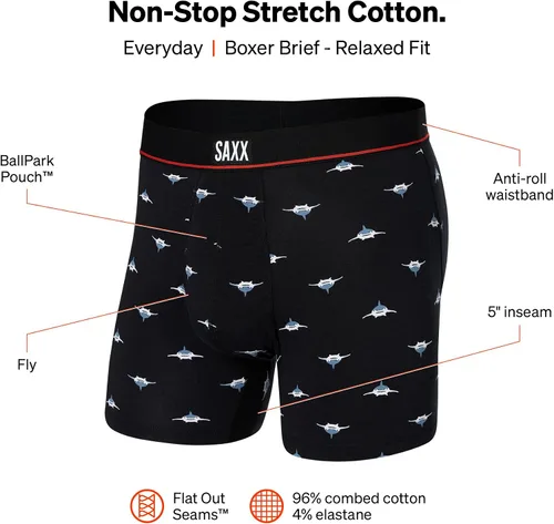 Vista 5 de SAXX Underwear Co. Men's Boxer Brief
