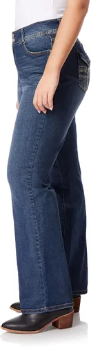 Vista 6 de Women's Curvy Bootcut Mid-Rise Jeans (Standard and Plus)
