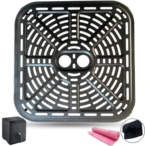 Vista 6 de 8 pestañas de goma para freidora de aire para freidora de aire de 2 cuartos de galón Ninja AF080, parachoques de goma de silicona mejorados, puntas