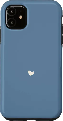 Vista 8 de Misty Blue - Hand Drawn Heart Chic Boho Aesthetic Case for iPhone 16