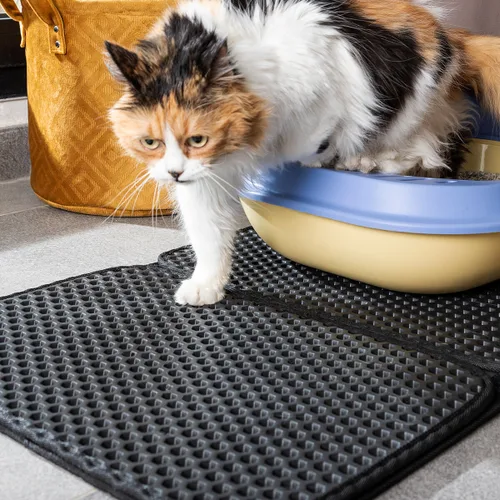 Vista 5 de Alfombra para Arenero de Gatos Clikatt InnovaGoods