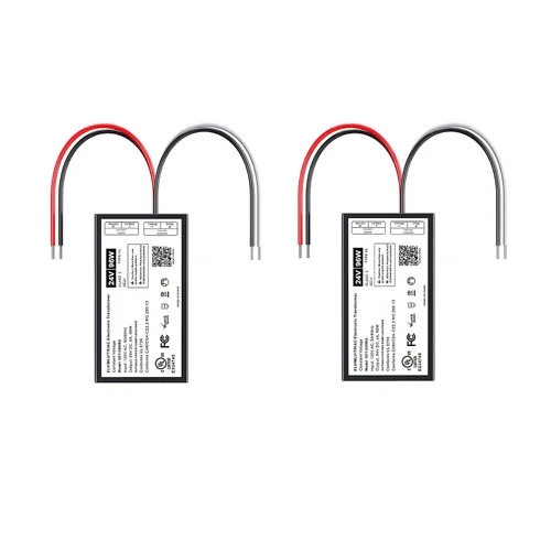 Vista 14 de Controlador LED regulable de 12 V, transformador LED Triac ELV/MLV de 60 W compatible con interruptores Lutron y Leviton, fuente de alimentación