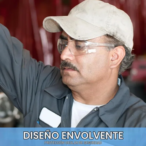 Vista 6 de WFEANG Gafas de seguridad con certificación ANSI Z87.1 para hombres y mujeres, gafas protectoras de laboratorio duraderas para química e