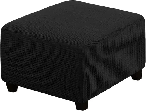 Vista 76 de H.VERSAILTEX Funda Deslizable para Otomana Rectangular Ajuste de Longitud 29"-34" Reposapiés Fundas Deslizables para Sofá Funda para Taburete