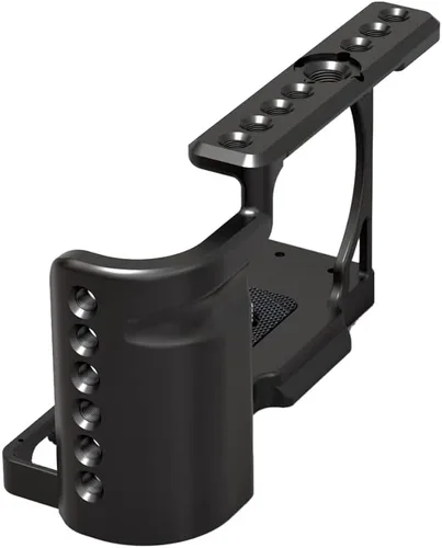 Vista 6 de NICEYRIG Jaula para cámara Sony ZV-E10 Vlog Vlogging, con mango de aluminio - 469