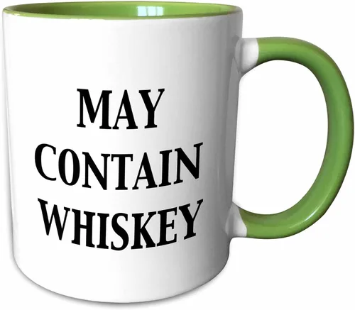 Vista 12 de 3dRose May Contain - Taza de whisky, 11 onzas, color negro