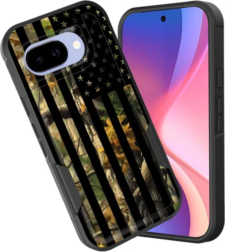 Vista 54 de Funda para Pixel 6A, funda híbrida de doble capa resistente a prueba de golpes de policarbonato duro de silicona suave TPU para Google Pixel 6A