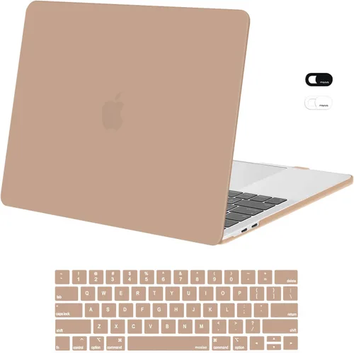 Vista 26 de MOSISO - Carcasa rígida de plástico, compatible con MacBook Pro de 13 pulgadas y cubierta para teclado y cámara web