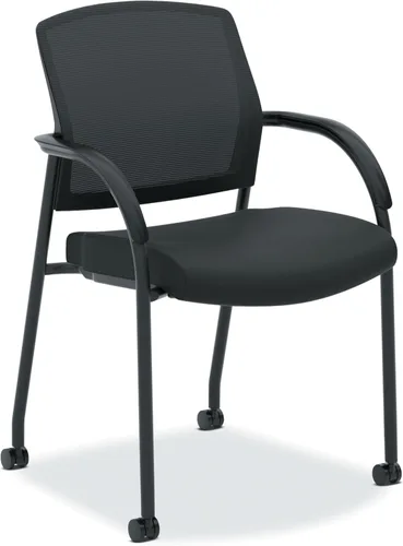 Vista 8 de Basyx Hon Hvl606 Silla para invitados, Tela, Tela negra