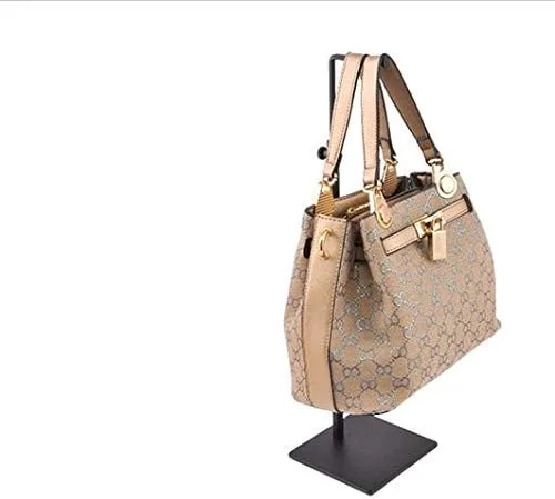 Vista 2 de Soporte de bolso de metal de altura ajustable para mujer, soporte de exhibición de bolso