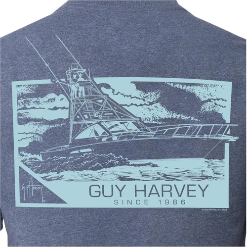 Vista 123 de Guy Harvey Camiseta de manga corta Threadcycled para hombre