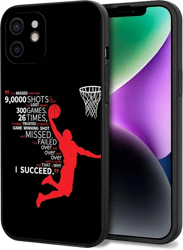 Vista 24 de Funda para iPhone 7/8/SE con diseño clásico de leyenda de baloncesto, compatible con iPhone 7/8/SE de 4.7 pulgadas, funda protectora de silicona