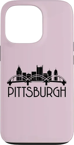 Vista 18 de iPhone 16 Pittsburgh Skyline 412 Steel City Case