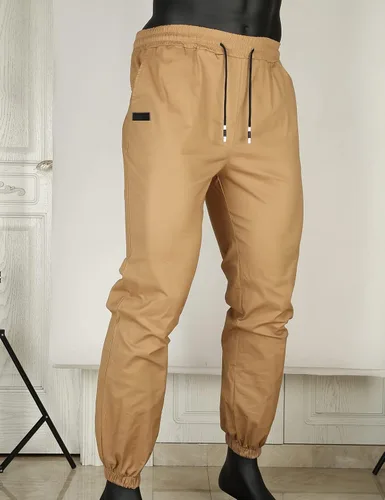 Vista 5 de Bilitry Men Joggers Chino Cargo Pants Hiking Outdoor Recreation Pants Twill Fitness Track Jogging Pants Casual Cotton Pants