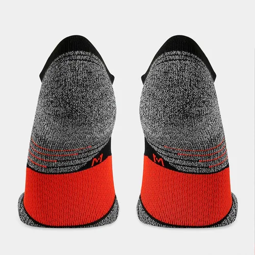 Vista 4 de WANDER Calcetines deportivos para correr para hombre, 7 pares de calcetines gruesos acolchados para hombre, calcetines deportivos de corte bajo