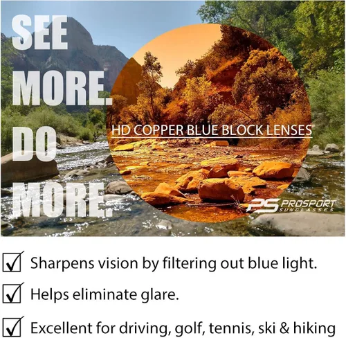 Vista 6 de proSPORT BIFOCAL - Lectores de lentes de sol tintados para hombres y mujeres, alta definición, amarillo ámbar, humo +1.50 +1.75 +2.00 +2.25 +2.50