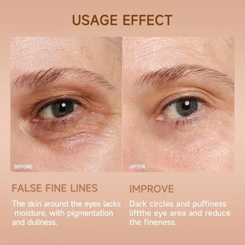 Vista 6 de VSTYLE Retinol Eye Stick, crema bálsamo corporal hidratante para labios culpa cuello crema portátil ojo piel palo anti-arrugas eliminación de ojeras