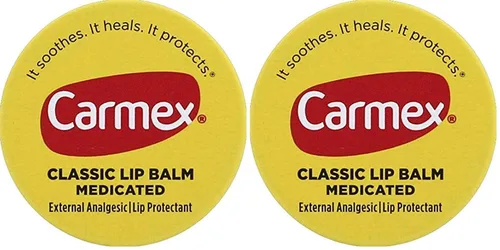 Vista 5 de Carmex Bálsamo labial clásico medicado, 0.25 oz (paquete de 2)