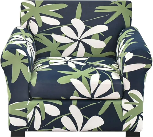 Vista 18 de HOTNIU 4 fundas elásticas para sofá (1 funda de sofá + 3 fundas de cojín), fundas de sofá antideslizantes, protector de muebles de sofá, ajuste