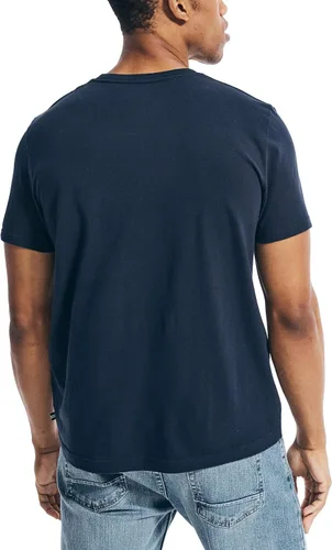 Vista 3 de Nautica Camiseta gráfica de manga corta 100 algodón para hombre