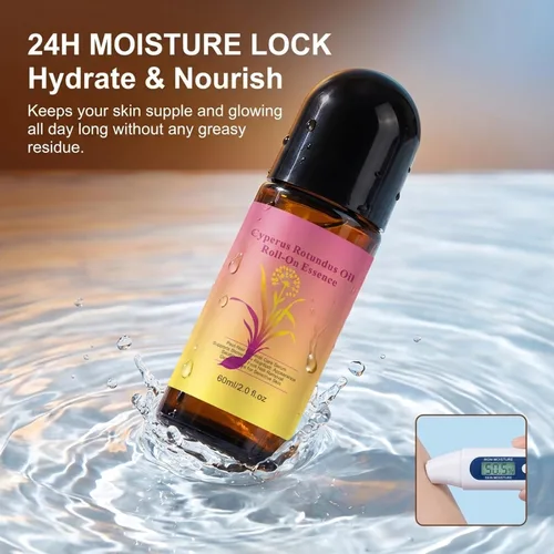 Vista 8 de Aceite natural Cyperus Rotundus para la reducción del cabello, aceite de depilación suave no irritante, hidrata profundamente y calma la piel