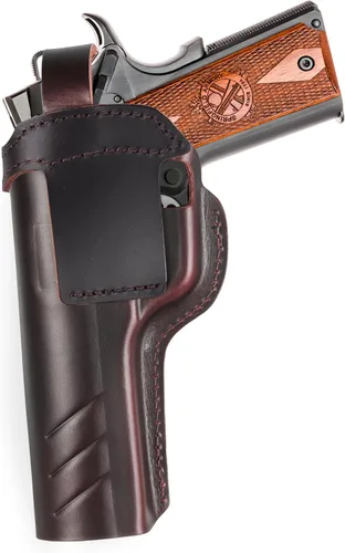 Vista 11 de OWB 1911 Holster - Top Grain Leather for Most 1911 Style Compatible with Colt, Kimber, Springfield, Tisas & More Fits 4" & 5" Barrels