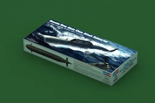 Vista 2 de Hobby Boss Kit de construcción de modelo submarino de ataque de clase Akula ruso