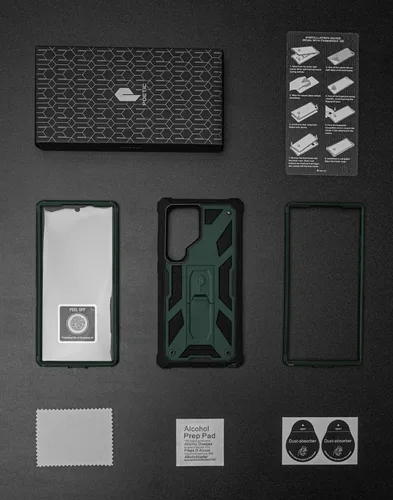 Vista 6 de Poetic Spartan - Funda para Samsung Galaxy S23 Ultra 5G de 6.8 pulgadas, protector de pantalla integrado funciona con identificación de huellas