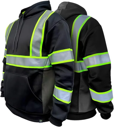 Vista 25 de SafetyShirtz SS360 ANSI Clase 3 Tipo R Sudaderas con Capucha Gráfica
