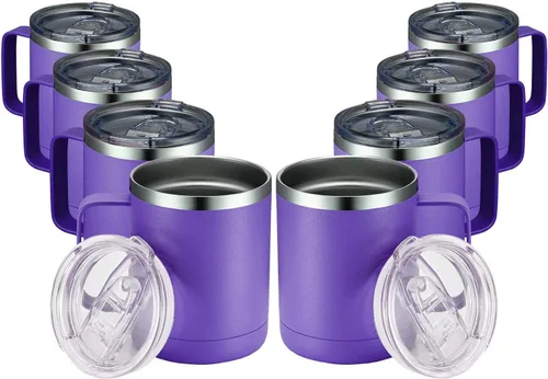 Vista 16 de MEWAY - Taza de café con asa, vaso térmico