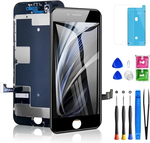 Vista 20 de Para iPhone 8/SE 2022 Reemplazo de pantalla de 3 generación, pantalla LCD de 4.7 pulgadas digitalizador de pantalla táctil con sello impermeable