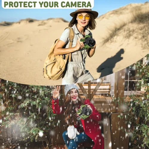 Vista 5 de Funda de cámara para Nikon Z9 - Funda protectora de silicona para cámara réflex digital, jaula desmontable, a prueba de golpes, a prueba de polvo