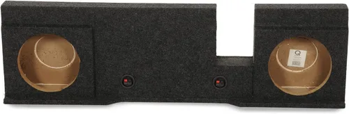 Vista 4 de QPower Downfire - Caja de subwoofer doble de 10 pulgadas, subcaja compatible con Ford F-150 SuperCrew 2004-2008