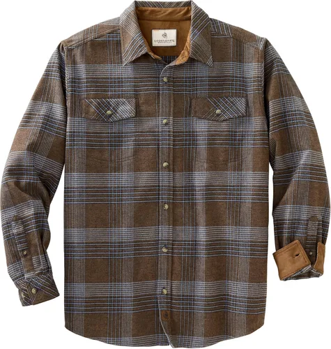 Vista 8 de Legendary Whitetails - Camisa de franela para hombre de manga larga con botones, ajuste relajado