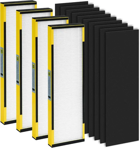 Vista 9 de Paquete de 2 filtros HEPA FLT4825 B de repuesto para G-Guardian, compatible con FLT4825 AC4825 AC4300 AC4800 AC4900 AC4850 AP2200CA AP2800CA