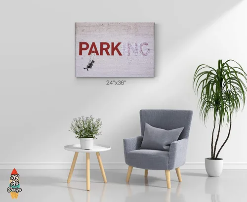 Vista 4 de Banksy V59 - Lienzo decorativo para pared