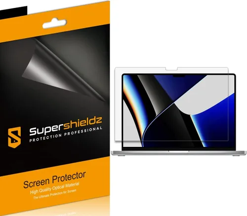 Vista 6 de Supershieldz (3 Pack) Protector de Pantalla Antirreflejos (Mate) Diseñado para MacBook Pro de 13 Pulgadas (2016-2022 / M1, M2)