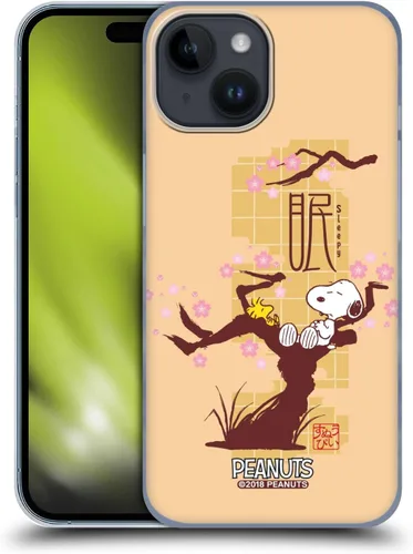 Vista 59 de Head Case Designs Funda rígida con licencia oficial de Peanuts Charlie Brown Oriental Snoopy compatible con Apple iPhone 7/8/SE 2020 y 2022