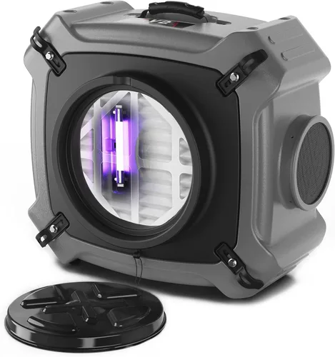 Vista 9 de Abestorm Depurador de aire con filtro MERV-10, filtro HEPA/carbón activado para uso comercial/industrial, máquina de filtro de aire negativo
