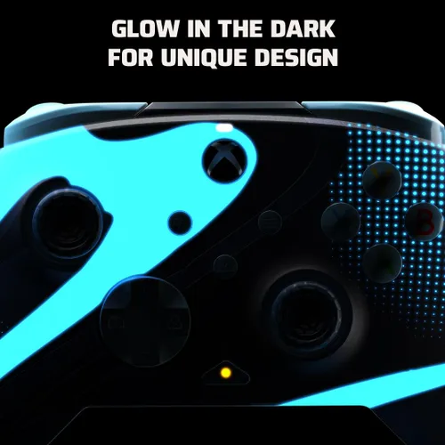Vista 3 de PDP REMATCH GLOW Advanced Wired Controller Blue Tide For Xbox Series XS, Xbox One, & Windows 1011 PC