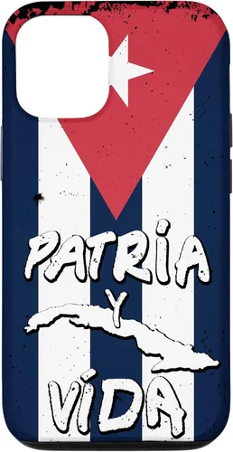 Vista 28 de Patria y Vida Cuban Flag Cuba Roots - Carcasa para iPhone 17, color negro