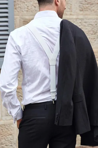 Vista 5 de Tirantes para hombre de tamaño ajustable con clips